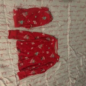 Floral Red Kids Pajamas